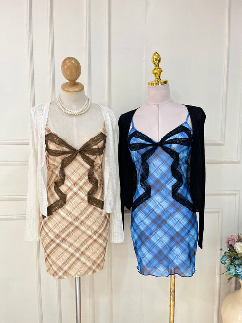 Women Spaghetti Straps Mesh Bodycon Dress With Shrug